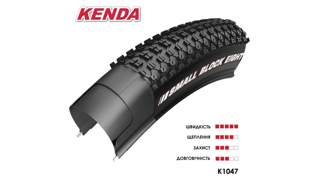 Покришка 27.5x2.10 KENDA SMALL BLOCK EIGHT K-1047, 30 TPI