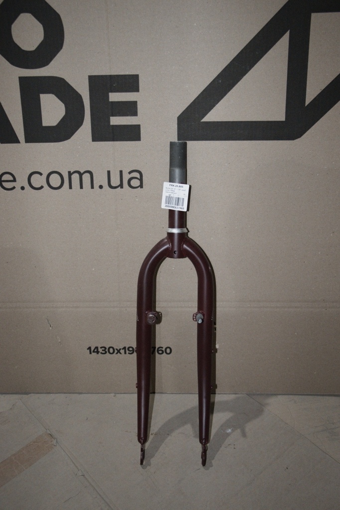 Вилка 26&quot; ST 1-1/8&quot; резьб. шток-156мм темно-красный (повреждение ЛКП)