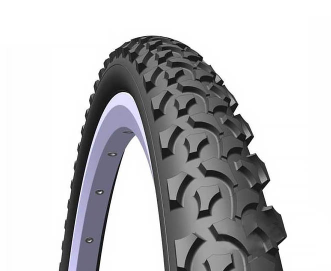 Покрышка 24x1.75x2 (47-507) Rubena (Mitas) RAPID V36 Classic, черная