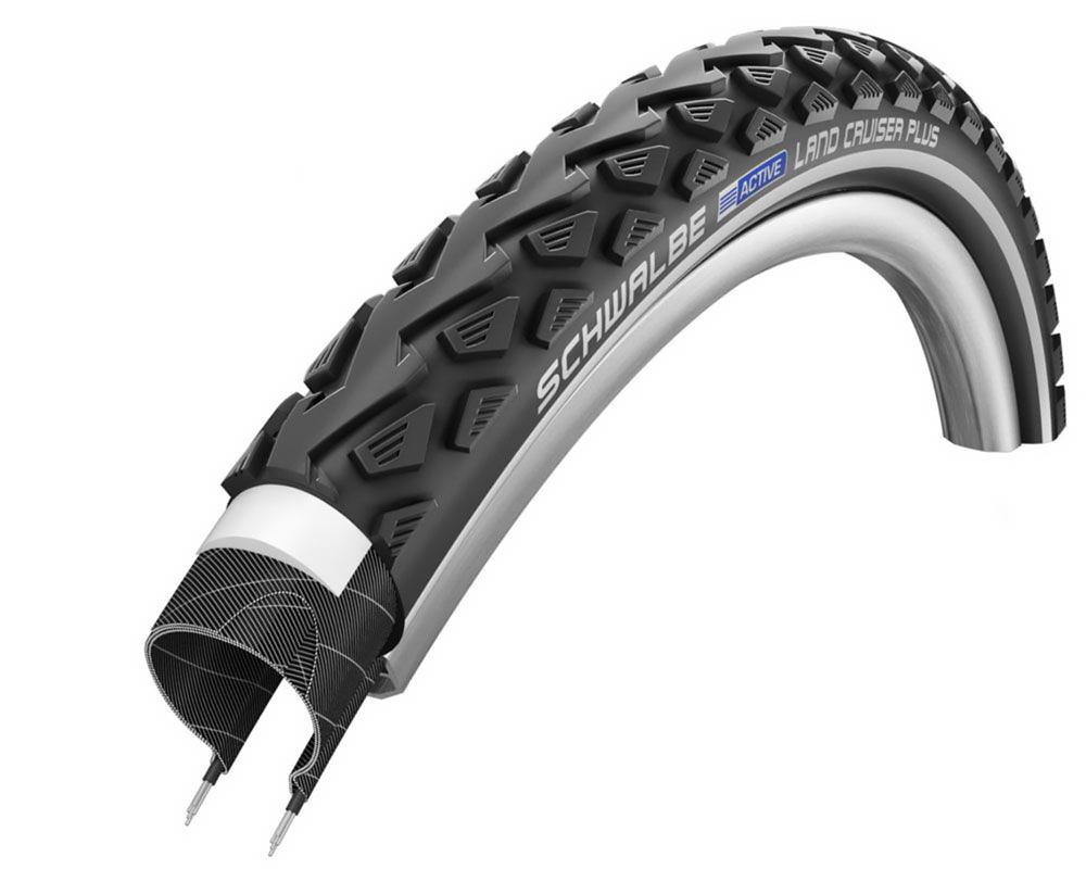 Покрышка 27.5x2.00 650B (50-584) Schwalbe LAND CRUISER PLUS PunctureGuard HS450 B/B+RT SBC