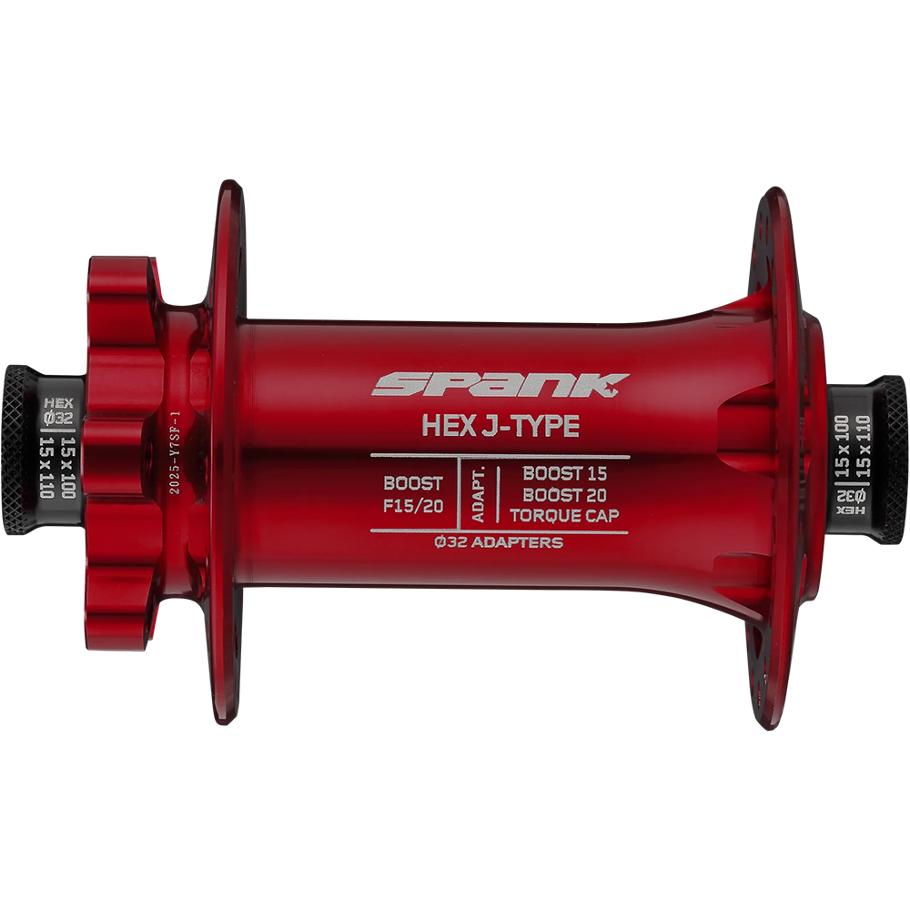 Втулка передняя SPANK HEX J-TYPE Boost F15/20, Red