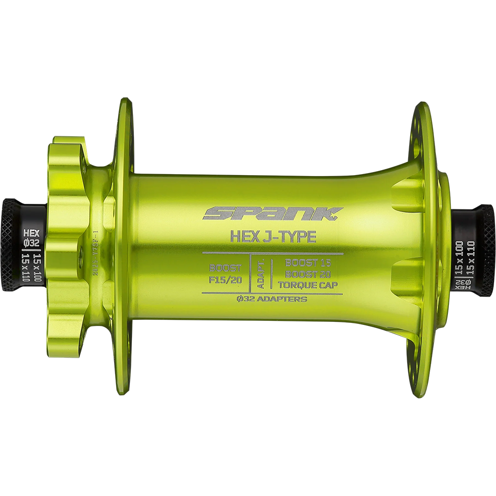 Втулка передняя SPANK HEX J-TYPE Boost F15/20, Green
