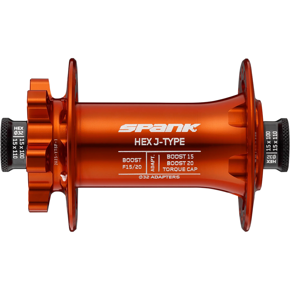 Втулка передняя SPANK HEX J-TYPE Boost F15/20, Orange