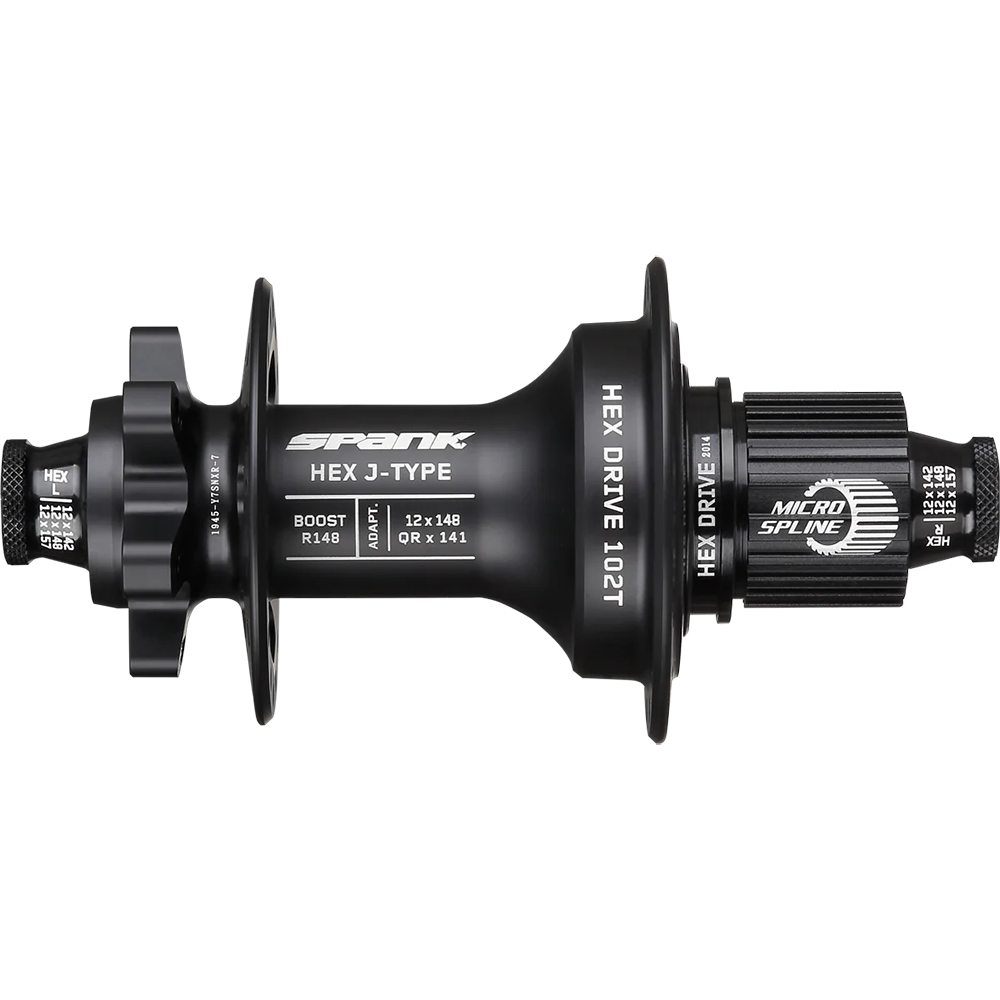 Втулка задняя SPANK HEX J-Type Boost R148 Microspline 32H, Black