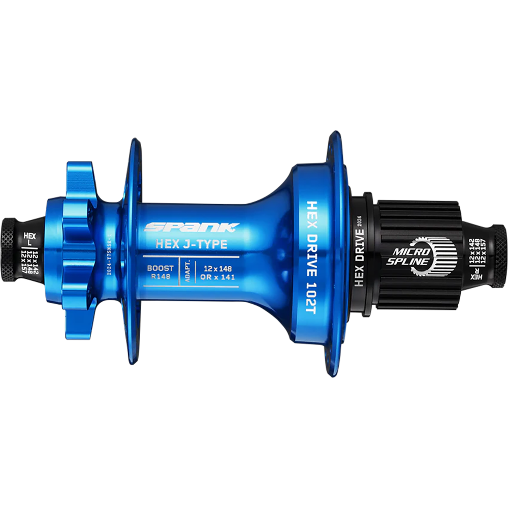 Втулка задняя SPANK HEX J-TYPE Boost R148 HG 32H, Blue