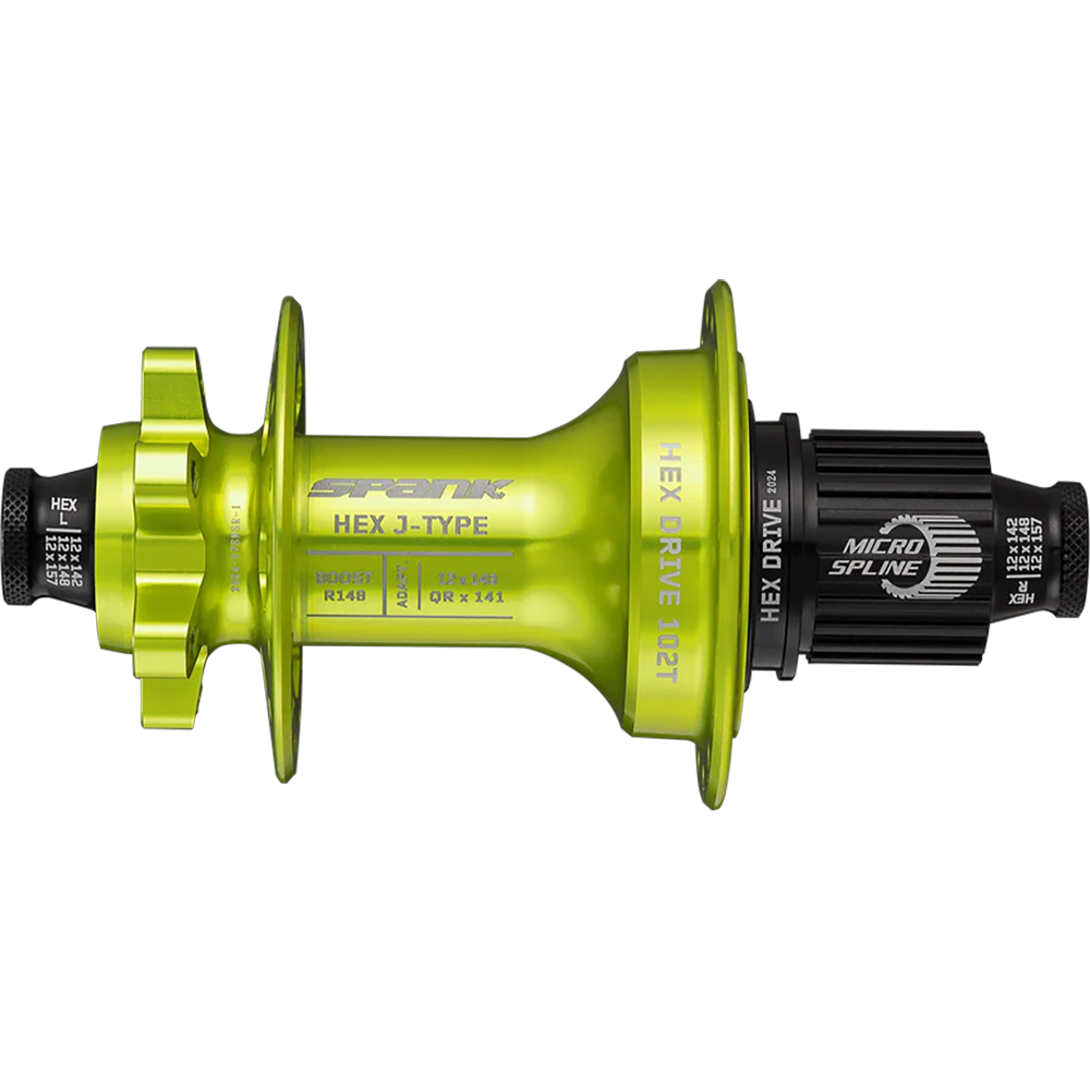 Втулка задняя SPANK HEX J-TYPE Boost R148 HG 32H, Green