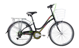 [0944-2] Велосипед 26&quot; Ardis Jardin CТВ AL, чорний з розово-зеленими смугами