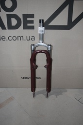 [FRK-26-A80] Вилка 26" ST + AL 1-1/8" резьб. AM шток-156мм темно-красный (повреждение ЛКП)