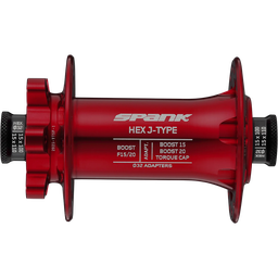 [C04HJ122300ASPK] Втулка передняя SPANK HEX J-TYPE Boost F15/20, Red