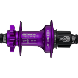 [C04HJ12E70XASPK] Втулка задняя SPANK HEX J-Type Boost R148 XD 32H, Purple